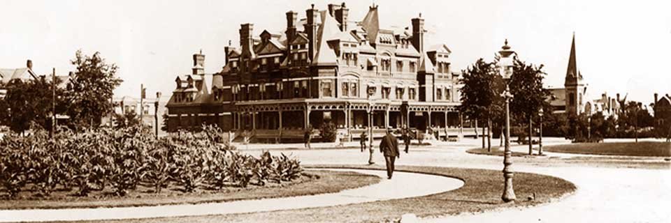 Hotel Florence and Gardens, ca. 1890